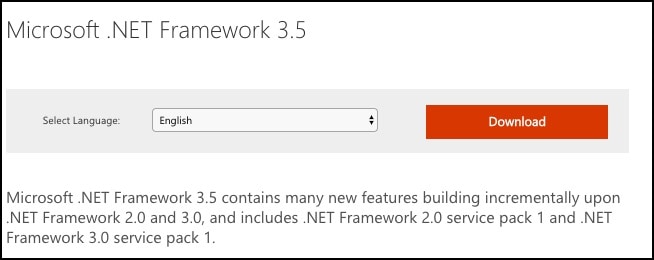 حل مشكلة رسالة net framework