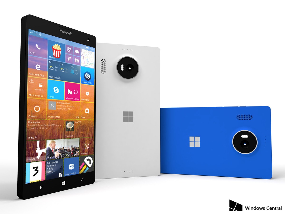 Lumia 950 و Lumia 950 XL كلاهما ياتى مع الازرار العادية على الشاشة بدلا من أزرار اللمس