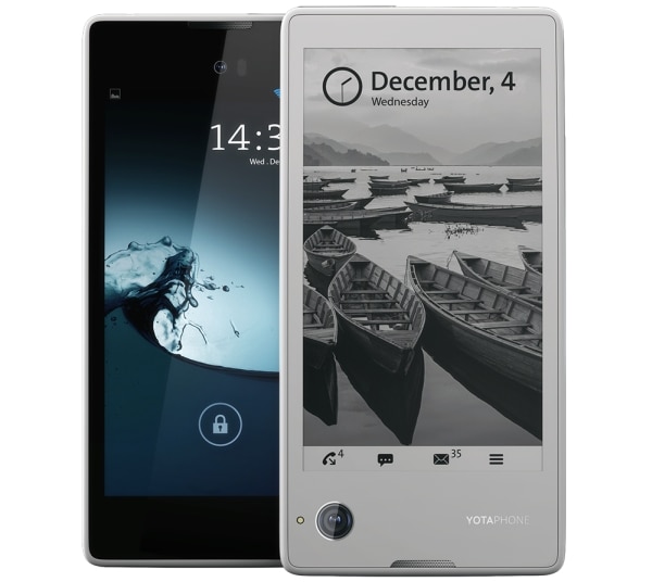 سعر هاتف يوتافون YotaPhone بشاشتين 211 $