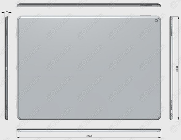 ابعاد ايباد برو - apple ipad pro