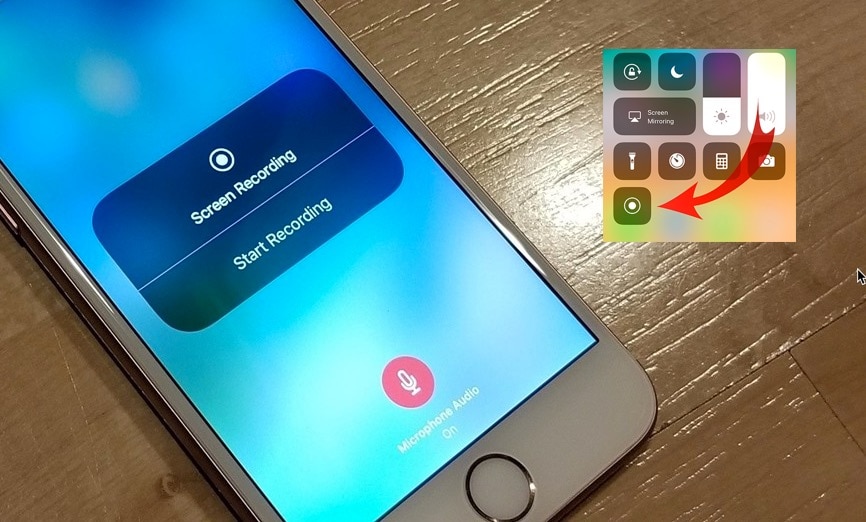 ميزة تسجيل شاشة الايفون iOS 11 بدون جلبريك بدون برامج