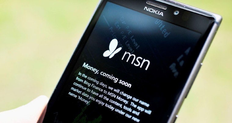 تطبيق MSN يشمل الأخبار، الطقس، الرياضة، الصحة واللياقة البدنية ومحرك البحث