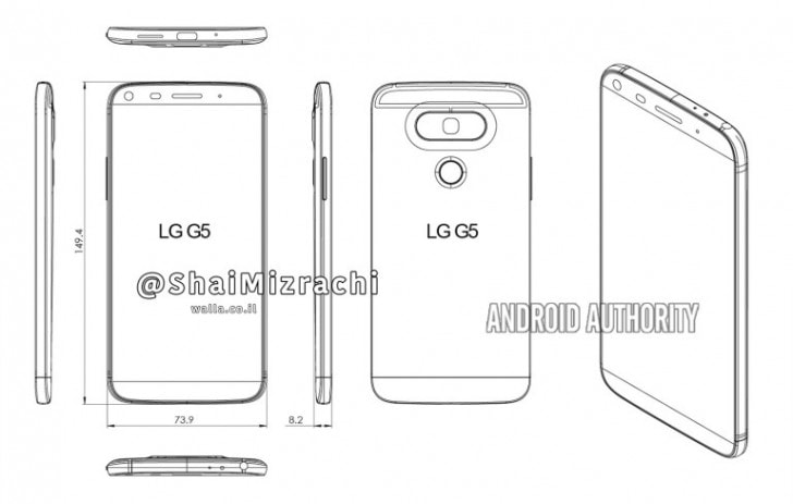 كيف سيكون تصميم LG G5 ؟