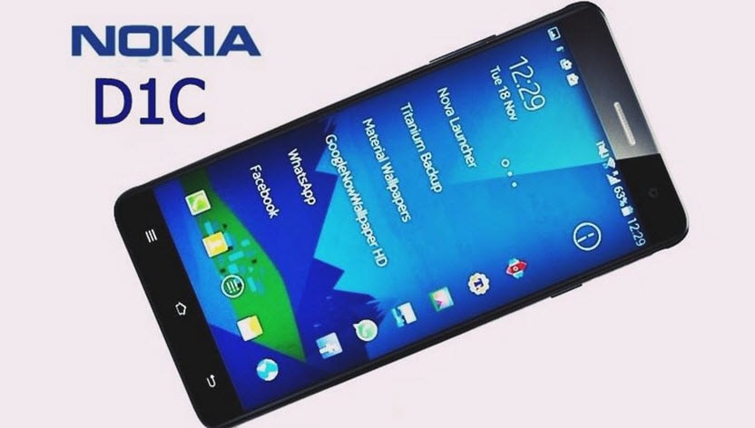 هاتف Nokia D1C المواصفات - السعر - المميزات - موعد الأعلان