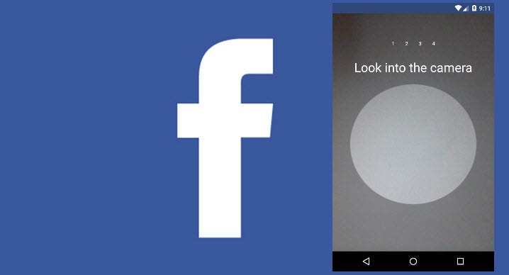 تاكيد الهوية فى الفيس بوك عن طريق التعرف على الوجه بدون مستشعرات