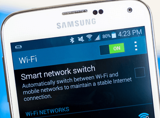 شرح خاصية smart network switch في هواتف سامسونج
