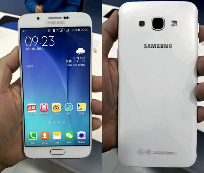 اول نظرة على انحف هاتف من سامسونج Galaxy A8