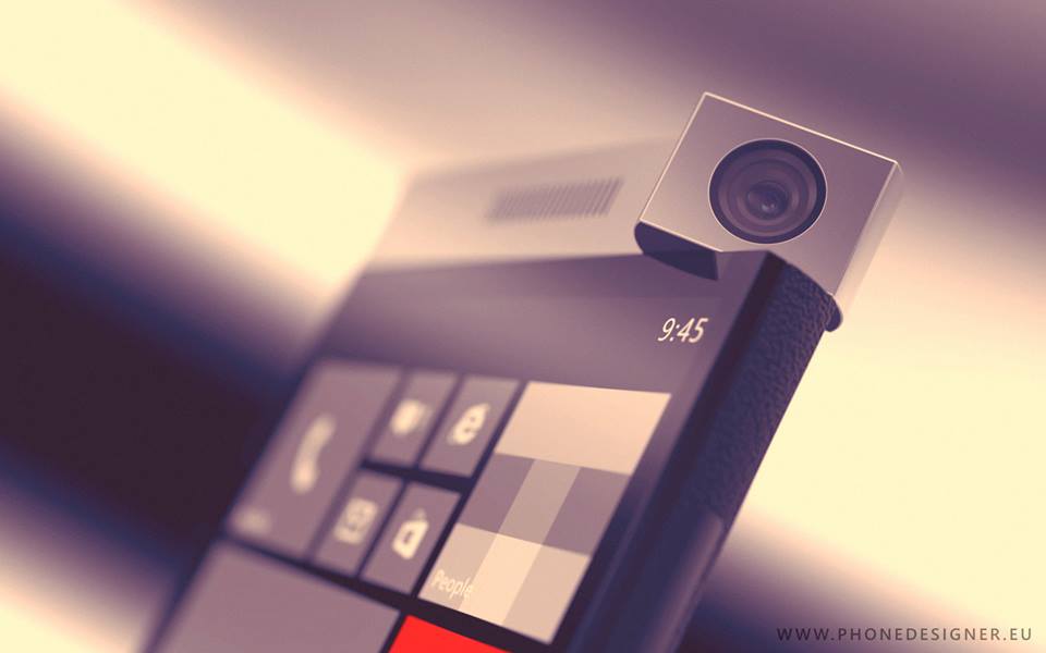 هاتف ويندوز فون الجديد بكاميرا قابلة للدوران