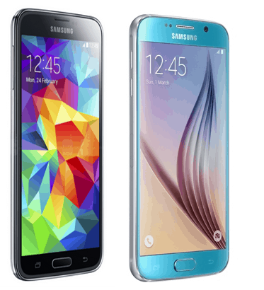 مقارنة بين سامسونج galaxy s6 وسامسونج galaxy s5