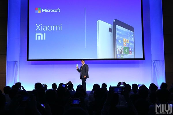 Xiaomi Mi 4 يدعم تشغيل ويندوز 10