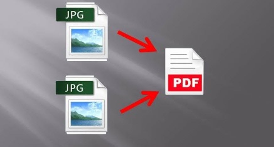 دمج صورتين مع بعض أو أكثر فى ملف pdf  واحد بدون برامج ويندوز 10