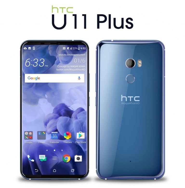 مواصفات هاتف HTC U11 Plus قبل موعد الإعلان