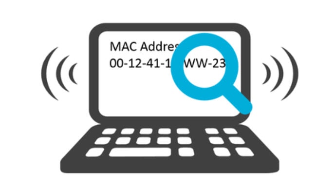 معرفة mac address للجهاز الموجود في نفس الشبكة بدون برامج