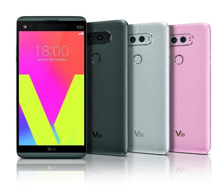 الأعلان رسمياً عن هاتف LG V20 بنظام أندرويد نوجا 7.0 وكاميرا بدقة 16MP
