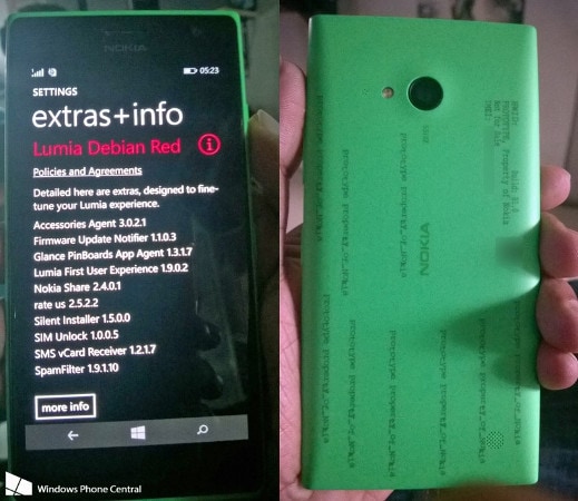 اول ظهور لهاتف نوكيا لوميا lumia 730