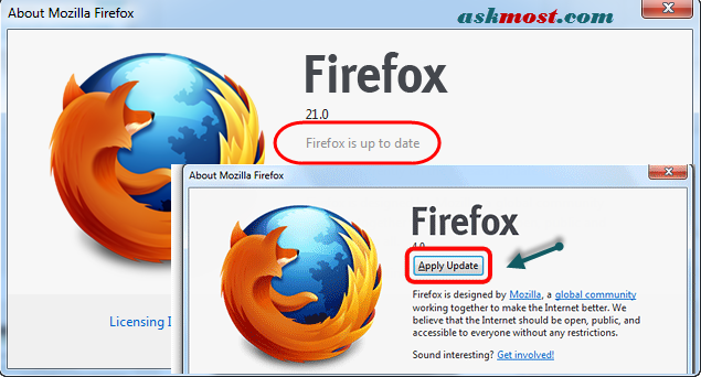 mozilla firefox update 2013